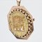 Modern 18 Karat Rose and Yellow Gold Pendant Brooch, Image 6