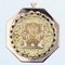 Modern 18 Karat Rose and Yellow Gold Pendant Brooch, Image 12