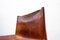 Caramel Leather Monk Chairs by Afra & Tobia Scarpa, Italy, 1970s, Set of 6 5