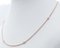 Diamond 18 Karat Rose Gold Modern Necklace, Image 2