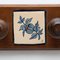Wood and Hand Painted Ceramic Wall Coat Hanger by Diaz Costa 8