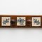 Wood and Hand Painted Ceramic Wall Coat Hanger by Diaz Costa, Image 10