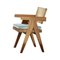 051 Capitol Complex Office Chair with Cushion by Pierre Jeanneret for Cassina, Image 1