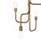 Brass Strapatz Ceiling Lamp by Sabina Grubbeson for Konsthantverk, Image 2