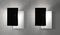 Applique da parete Michel B205 Mid-Century moderne nere di Indoor, set di 2, Immagine 2