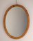 Italian Bamboo Mirror, 1960s, Image 1