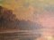 Paisaje de río, óleo sobre lienzo, enmarcado, Imagen 6