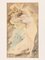 Donna nuda in piedi, 1901, acquarello su carta, con cornice, Immagine 4