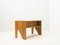 Vintage Ash Wood Angular Writing Desk 3