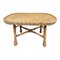 Table Basse en Rotin, 1960s 1