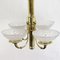 Art Deco Bronze Chandelier from Atelier Petitot, Image 5