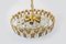 Large Gilt Brass and Crystal Glass Chandelier from Palwa, Germany, 1960s, Image 4