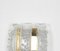 Ice Glass Wall Sconces by Doria, Germany, 1960s, Set of 2, Image 4