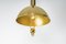 Petite Lampe à Suspension Dome en Laiton par Florian Schulz, Allemagne 5