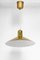 Lámpara colgante pequeña de latón de Florian Schulz, Alemania, Imagen 3