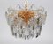 Gilt Brass and Murano Glass Palazzo Chandelier, Kalmar, Austria, 1970s, Image 2