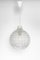 Crystal Glass Pendant Light from Peill & Putzler, Germany, 1970s 6