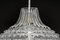 Crystal Glass Pendant Light from Peill & Putzler, Germany, 1970s 11