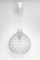Crystal Glass Pendant Light from Peill & Putzler, Germany, 1970s 2