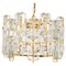Large Stunning Crystal Glass Chandelier from Ernst Palme, Germany, 1970s, Image 1
