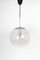Large Chrome with Clear Glass Ball Pendant from Limburg, Germany, 1970s, Image 6