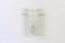 Murano Ice Glass Vanity Sconces from Kaiser, Germany, 1970s, Set of 2, Image 4