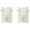 Murano Ice Glass Vanity Sconces from Kaiser, Germany, 1970s, Set of 2 1