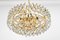 Chandelier Brass and Crystal Glass from Bakalowits, Austria, 1960s, Image 3