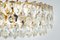 Chandelier Brass and Crystal Glass from Bakalowits, Austria, 1960s, Image 6