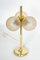 Large Brass Table Lamps from Kaiser, Germany, 1970s, Set of 2 3
