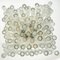 Murano Ice Glass Tubes Flush Mount from Doria, Germany, 1960s, Image 3