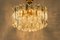Lámpara de techo Palazzo de latón y cristal de Murano de Kalmar, Austria, años 70, Imagen 11