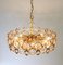 Gilt Brass and Crystal Chandelier from Palwa, Germany, 1970s 9
