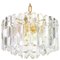 Gilt Brass and Crystal Glass Light Fixture Palazzo from Kalmar, Austria, 1970s, Image 1