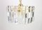 Gilt Brass and Crystal Glass Light Fixture Palazzo from Kalmar, Austria, 1970s 2