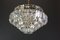 Large Chandelier in Brass and Crystal Glass from Kinkeldey, Germany, 1970s 9