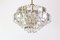 Large Chandelier in Brass and Crystal Glass from Kinkeldey, Germany, 1970s, Image 3