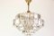 Large Chandelier in Brass and Crystal Glass from Kinkeldey, Germany, 1970s, Image 5