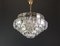 Large Chandelier in Brass and Crystal Glass from Kinkeldey, Germany, 1970s 7