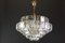 Large Chandelier in Brass and Crystal Glass from Kinkeldey, Germany, 1970s 6