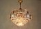 Large Chandelier in Brass and Crystal Glass from Kinkeldey, Germany, 1970s 2