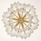 Large Murano Ice Glass Chandelier from Kalmar, Austria, 1960s, Image 3