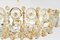 Brass and Crystal Chandelier by Sciolari for Palwa, Germany, 1970s 6