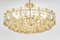 Brass and Crystal Chandelier by Sciolari for Palwa, Germany, 1970s 5