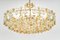 Brass and Crystal Chandelier by Sciolari for Palwa, Germany, 1970s, Image 5
