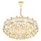 Brass and Crystal Chandelier by Sciolari for Palwa, Germany, 1970s, Image 1