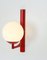 Red Opal Glass Sconces, Germany, 1960s, Set of 2 5