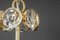 Brass and Crystal Chandelier by Sciolari for Palwa, Germany, 1970s 15