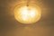 Große runde Deckenlampe aus Muranoglas von Kaiser, 1970er 2