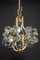 Small Brass and Crystal Glass Pendant from Sische, Germany, 1970s, Image 10